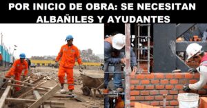 ¡Trabajo Inmediato! Se Buscan 15 Ayudantes En Construcción